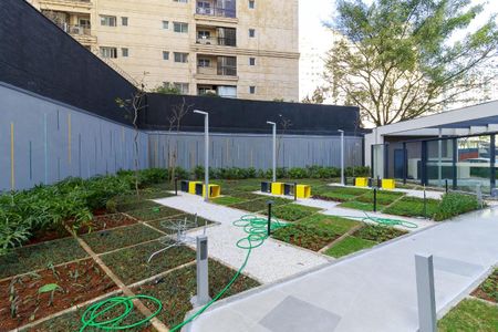 Área comum de kitnet/studio para alugar com 1 quarto, 29m² em Brooklin, São Paulo