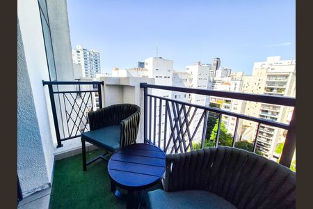 Varanda de apartamento para alugar com 1 quarto, 32m² em Higienópolis, São Paulo