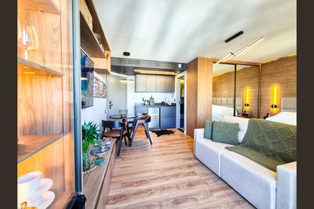 Apartamento para alugar com 32m², 1 quarto e 1 vaga Apartamento para alugar com 32m², 1 quarto e 1 vagaSala/Quarto