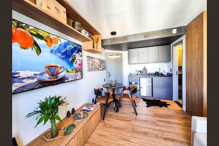 Apartamento para alugar com 32m², 1 quarto e 1 vaga Apartamento para alugar com 32m², 1 quarto e 1 vagaCozinha - Ar Condicionado Individual
