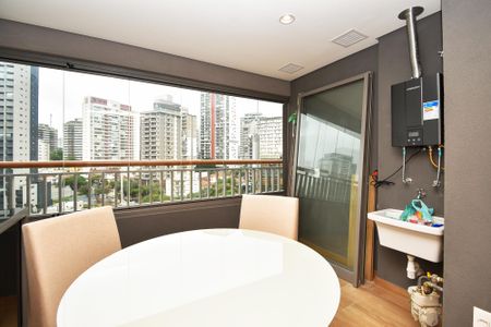 sala de jantar de apartamento para alugar com 1 quarto, 38m² em Vila Anglo Brasileira, São Paulo