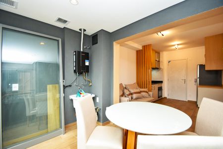 sala de jantar de apartamento para alugar com 1 quarto, 38m² em Vila Anglo Brasileira, São Paulo