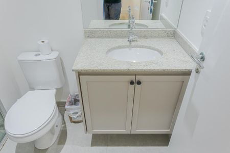Apartamento para alugar com 26m², 1 quarto e sem vaga Apartamento para alugar com 26m², 1 quarto e sem vagaBanheiro da Suíte