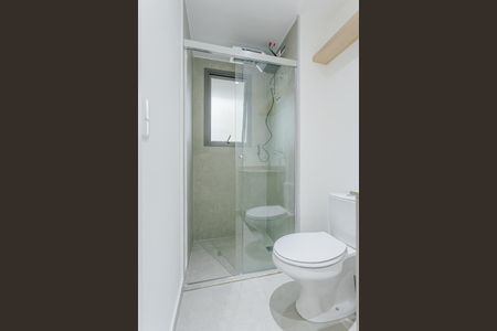 Apartamento para alugar com 26m², 1 quarto e sem vaga Apartamento para alugar com 26m², 1 quarto e sem vagaBanheiro da Suíte