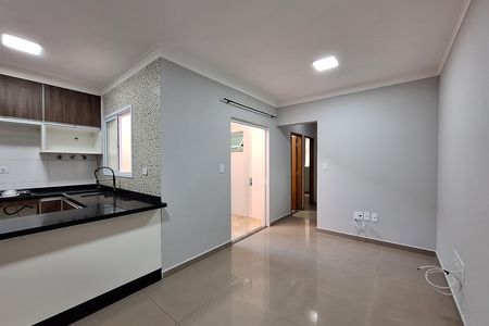 Sala  de apartamento para alugar com 2 quartos, 50m² em Vila Linda, Santo André