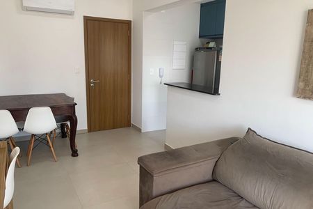 Sala de apartamento para alugar com 1 quarto, 53m² em Boqueirão, Santos