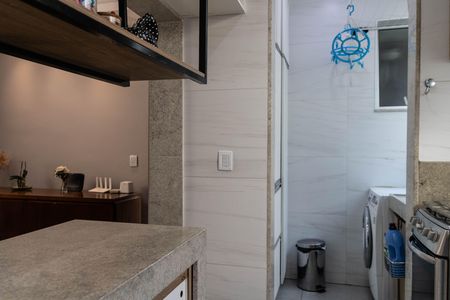 Cozinha de apartamento à venda com 3 quartos, 118m² em Calafate, Belo Horizonte