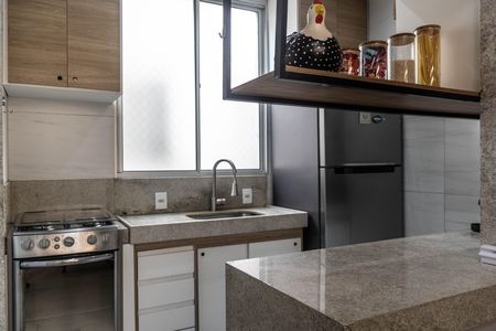 Cozinha de apartamento à venda com 3 quartos, 118m² em Calafate, Belo Horizonte