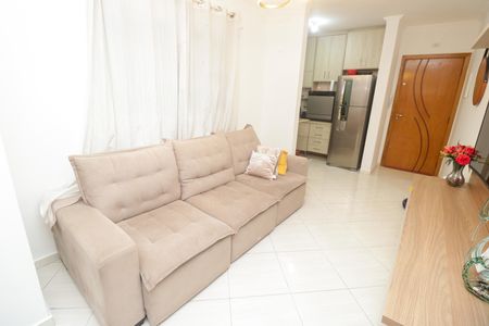 Sala de apartamento à venda com 2 quartos, 55m² em Vila Luzita, Santo André
