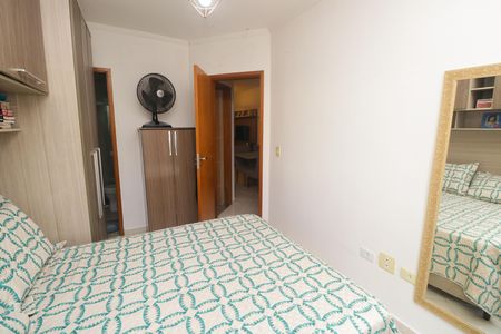 Suíte de apartamento à venda com 2 quartos, 55m² em Vila Luzita, Santo André
