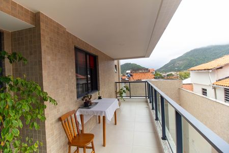 Varanda de apartamento à venda com 3 quartos, 110m² em Marazul, Niterói