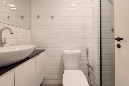 Studio para alugar com 26m², 1 quarto e sem vaga Studio para alugar com 26m², 1 quarto e sem vagaBanheiro