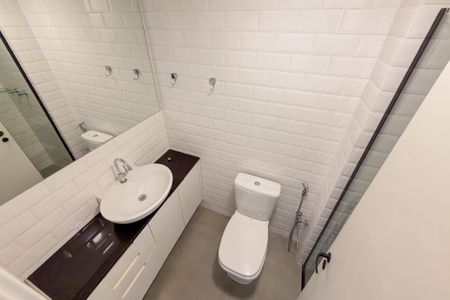 Studio para alugar com 26m², 1 quarto e sem vaga Studio para alugar com 26m², 1 quarto e sem vagaBanheiro