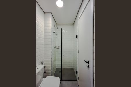 Studio para alugar com 26m², 1 quarto e sem vaga Studio para alugar com 26m², 1 quarto e sem vagaBanheiro