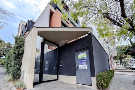 Studio para alugar com 26m², 1 quarto e sem vaga Studio para alugar com 26m², 1 quarto e sem vagaFachada - Plaquinha