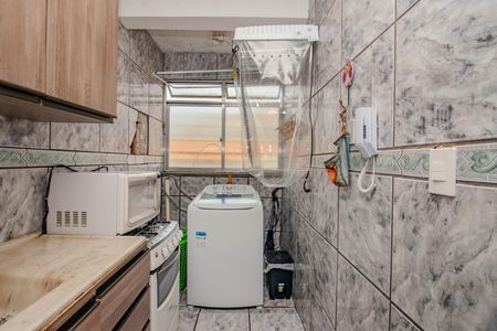 Cozinha de apartamento à venda com 1 quarto, 39m² em Jardim Dona Leopoldina, Porto Alegre