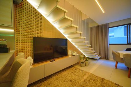 Sala de apartamento para alugar com 2 quartos, 64m² em João Paulo, Florianópolis