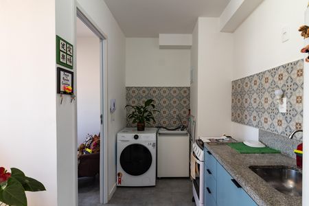 Cozinha de apartamento à venda com 2 quartos, 37m² em Vila Romana, São Paulo
