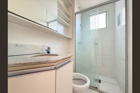 Banheiro de apartamento à venda com 2 quartos, 57m² em Cinquentenario, Belo Horizonte