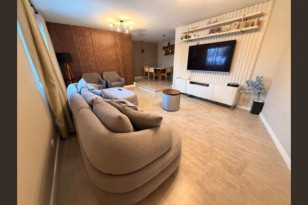 Sala de apartamento à venda com 3 quartos, 112m² em Jardim Bela Vista, Santo André
