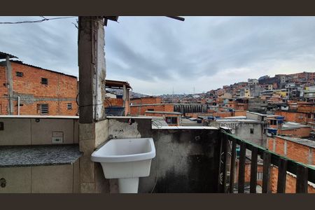 Area externa de casa para alugar com 1 quarto, 50m² em Jardim Santa Cristina, Santo André