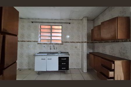 Cozinha de casa para alugar com 1 quarto, 50m² em Jardim Santa Cristina, Santo André