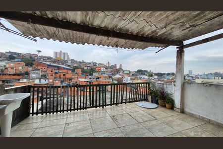 Area externa de casa para alugar com 1 quarto, 50m² em Jardim Santa Cristina, Santo André