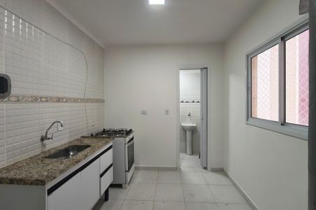 Cozinha  de kitnet/studio para alugar com 1 quarto, 30m² em Vila Tupi, Praia Grande