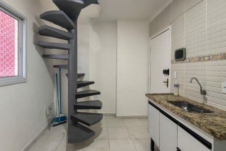 Cozinha  de kitnet/studio para alugar com 1 quarto, 30m² em Vila Tupi, Praia Grande