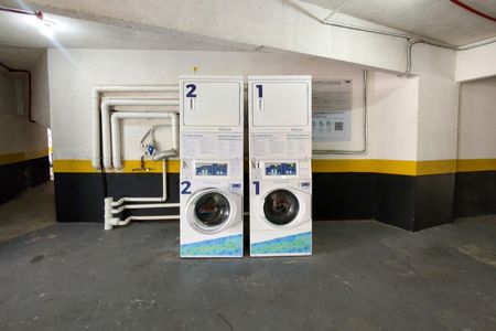 Studio para alugar com 30m², 1 quarto e 1 vagaLavanderia