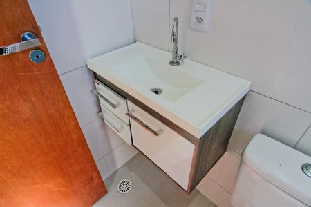 Casa de condomínio para alugar com 80m², 2 quartos e 1 vagaBanheiro da Suíte 1
