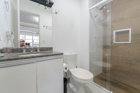 Banheiro de kitnet/studio à venda com 1 quarto, 40m² em Bela Vista, São Paulo