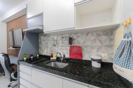 Cozinha de kitnet/studio à venda com 1 quarto, 40m² em Bela Vista, São Paulo