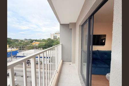 Studio para alugar com 26m², 1 quarto e sem vagaVaranda