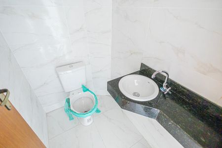 Lavabo de casa à venda com 2 quartos, 75m² em Jardim Leblon, Belo Horizonte