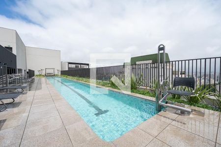 Área comum - Piscina de kitnet/studio para alugar com 0 quarto, 26m² em Vila Clementino, São Paulo