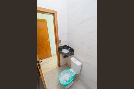 Banheiro da Suíte de casa à venda com 2 quartos, 75m² em Jardim Leblon, Belo Horizonte