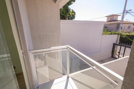 Varanda da Suíte de casa à venda com 2 quartos, 75m² em Jardim Leblon, Belo Horizonte