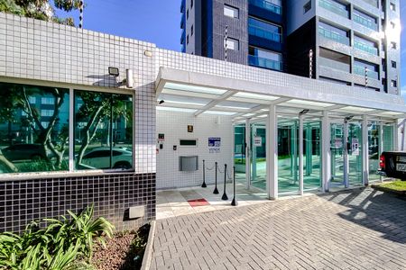 Studio à venda com 55m², 1 quarto e 2 vagasFachada - Plaquinha