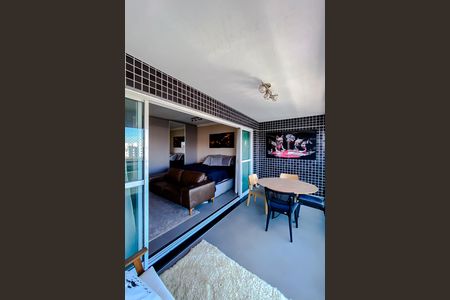 Studio à venda com 55m², 1 quarto e 2 vagasVaranda