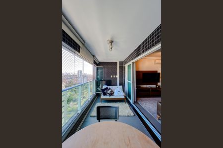 Studio à venda com 55m², 1 quarto e 2 vagasVaranda
