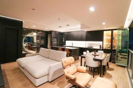 Apartamento para alugar com 75m², 1 quarto e 1 vagaSala / Cozinha