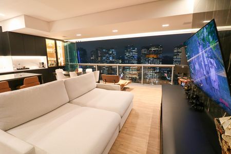 Apartamento para alugar com 75m², 1 quarto e 1 vagaSala / Cozinha