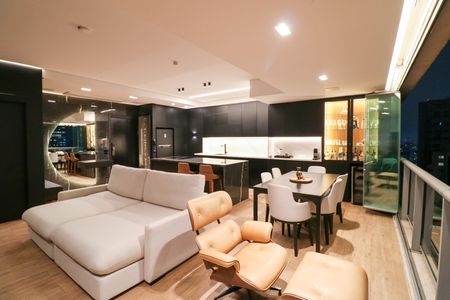 Apartamento para alugar com 75m², 1 quarto e 1 vagaSala / Cozinha