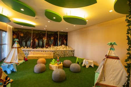 Área comum - Brinquedoteca de apartamento para alugar com 1 quarto, 50m² em Jardim das Acacias, São Paulo