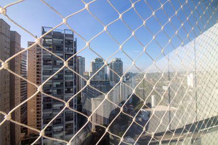 Varanda - Vista de apartamento para alugar com 1 quarto, 50m² em Jardim das Acacias, São Paulo