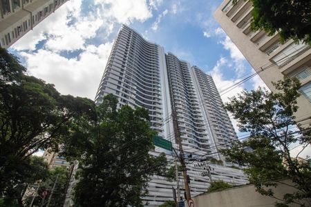 Fachada do Prédio - Lacerda Soares de apartamento para alugar com 1 quarto, 50m² em Jardim das Acacias, São Paulo