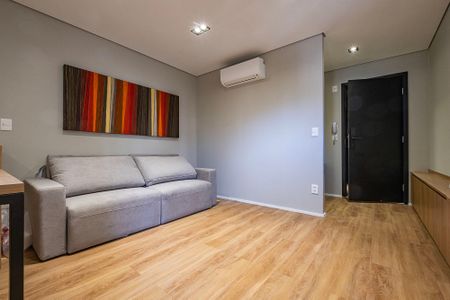 Sala/Cozinha de apartamento para alugar com 1 quarto, 51m² em Cerqueira César, São Paulo
