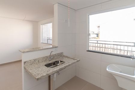 Apartamento para alugar com 31m², 2 quartos e sem vaga Apartamento para alugar com 31m², 2 quartos e sem vagaCozinha e Área de Serviço