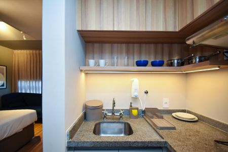 Studio à venda com 25m², 1 quarto e sem vagacozinha